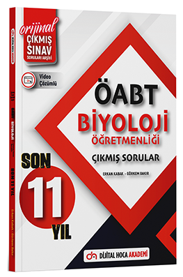 Dijital Hoca ÖABT Biyoloji Öğretmenliği Son 11 Yıl Çıkmış Sorular Video Çözümlü Dijital Hoca Akademi