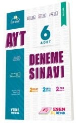 Esen YKS AYT Sayısal 6 lı Deneme Esen Yayınları