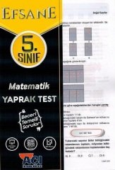 Efsane 5. Sınıf Matematik Yaprak Test Efsane Yayınları