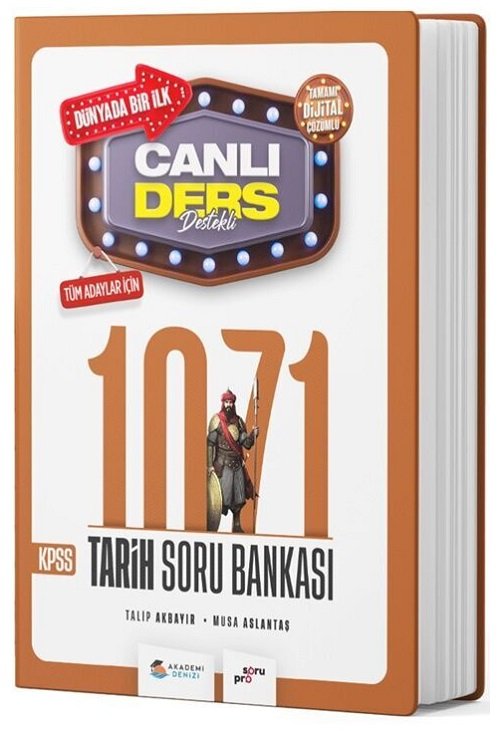 Akademi Denizi KPSS Tarih 1071 Soru Bankası Dijital Çözümlü Akademi Denizi