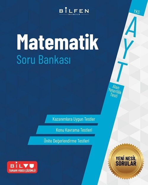 Bilfen YKS AYT Matematik Soru Bankası Video Çözümlü Bilfen Yayıncılık