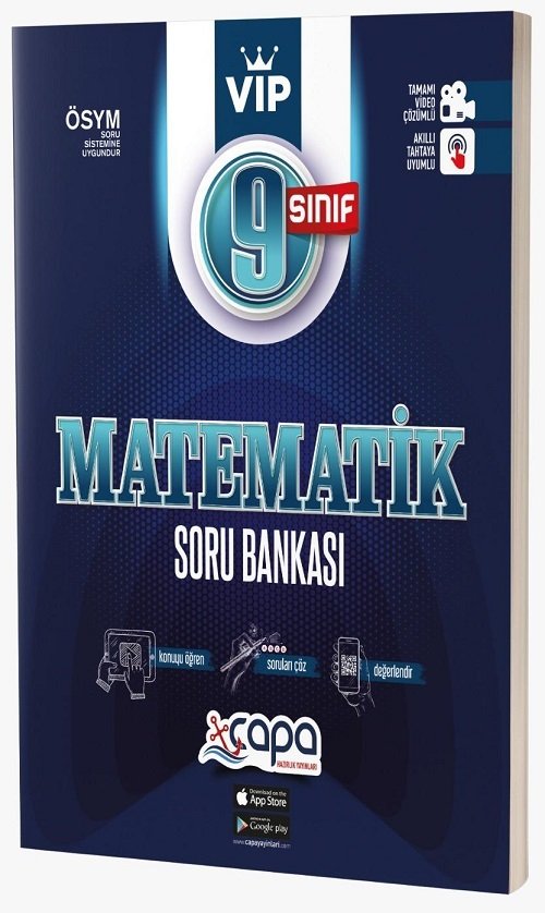 Çapa 9. Sınıf Matematik VİP Soru Bankası Çapa Yayınları