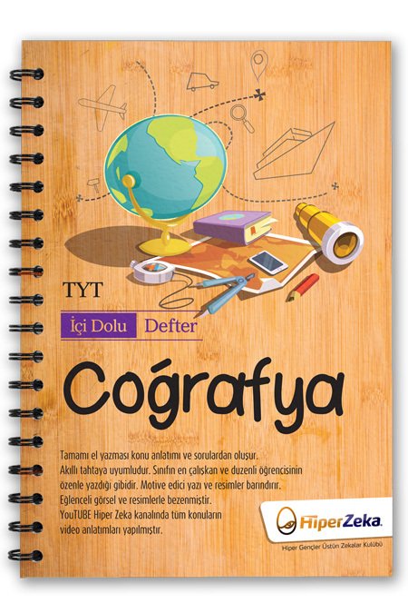 Hiper Zeka YKS TYT Coğrafya İçi Dolu Defter Hiper Zeka Yayınları