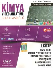 Çap Yayınları YKS TYT Kimya 1. Kitap Konu Anlatımlı Soru Bankası Video Çözümlü Çap Yayınları