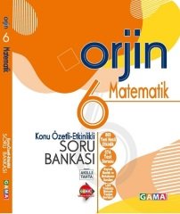 Gama 6. Sınıf Matematik Orjin Konu Özetli Soru Bankası Gama Yayınları