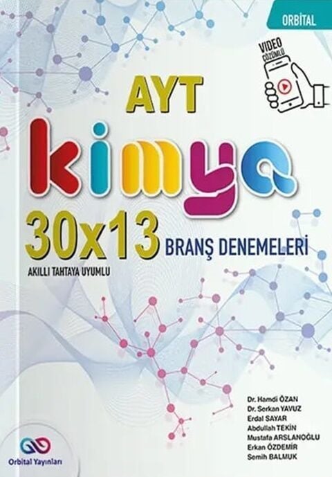 Orbital YKS AYT Kimya 30x13 Deneme Orbital Yayınları