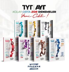 Fragman YKS TYT Tüm Dersler KOZ 21 Deneme 7 Kitap Set Fragman Yayınları