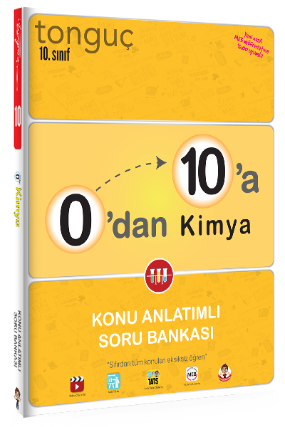 Tonguç 10. Sınıf 0 dan 10 a Kimya Konu Anlatımlı Soru Bankası Tonguç Akademi