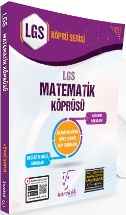 Karekök 8. Sınıf LGS Matematik Köprüsü Soru Bankası Video Çözümlü Karekök Yayınları