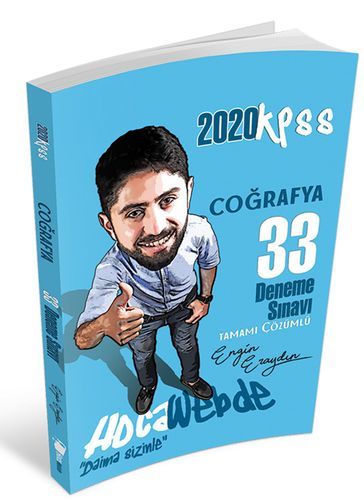 HocaWebde 2020 KPSS Coğrafya 33 Deneme Çözümlü Engin Eraydın HocaWebde Yayınları