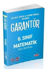 SÜPER FİYAT - Data 6. Sınıf Matematik Garantör Soru Bankası Data Yayınları