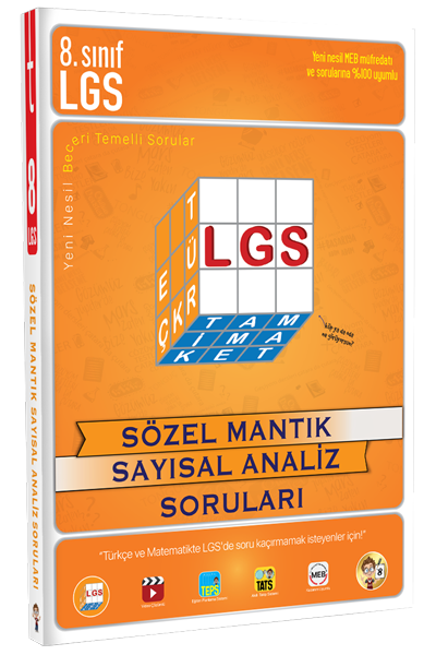 Tonguç 8. Sınıf LGS Sözel Mantık Sayısal Analiz Soruları Tonguç Akademi