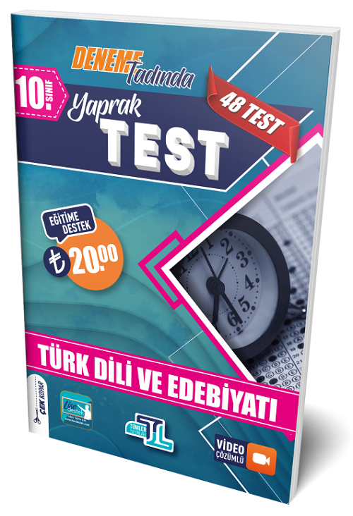 Tümler 10. Sınıf Türk Dili ve Edebiyatı Yaprak Test Video Çözümlü Tümler Yayınları