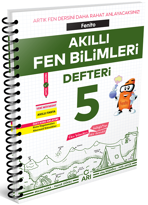 Arı Yayınları 5. Sınıf Fenito Akıllı Fen Bilimleri Defteri Arı Yayınları