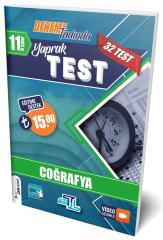 Tümler 11. Sınıf Coğrafya Yaprak Test Video Çözümlü Tümler Yayınları