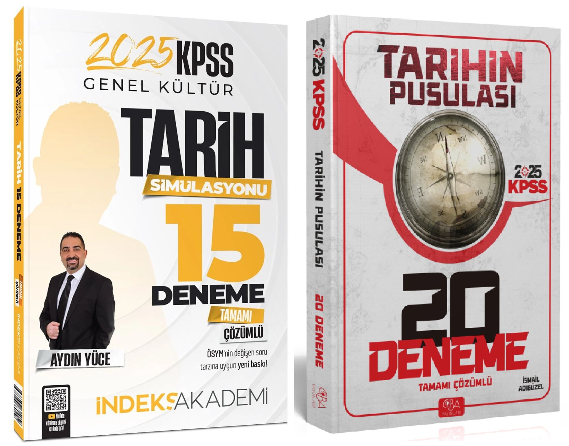 CBA + İndeks 2025 KPSS Tarihin Pusulası 20+15 Deneme 2 li Set - İsmail Adıgüzel CBA + İndeks Akademi Yayınları