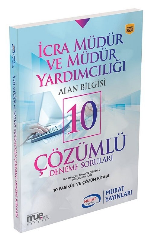 Murat İcra Müdür ve Yardımcılığı Alan 10 Deneme Murat Yayınları