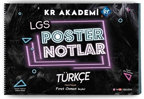 KR Akademi LGS Türkçe Poster Notlar KR Akademi