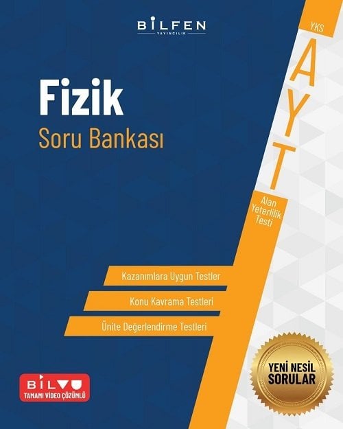 Bilfen YKS AYT Fizik Soru Bankası Video Çözümlü Bilfen Yayıncılık