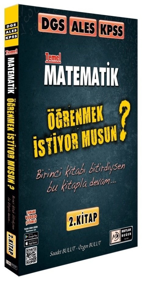 Mutlak Değer DGS ALES KPSS Temel Matematik Öğrenmek İstiyor musun? 2. Kitap Mutlak Değer Yayınları