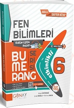 Günay 6. Sınıf Fen Bilimleri Bumerang Soru Bankası Günay Yayınları