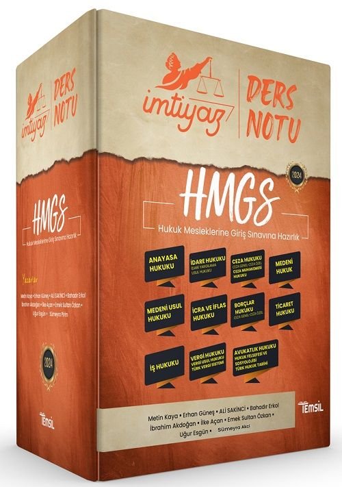 Temsil İMTİYAZ HMGS Ders Notu Seti Temsil Kitap Yayınları