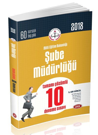 Data 2018 MEB Şube Müdürlüğü 10 Deneme Çözümlü Data Yayınları