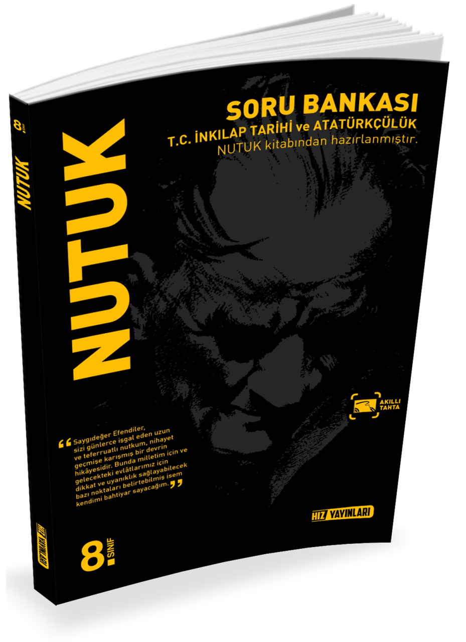 Hız Yayınları 8. Sınıf TC İnkilap Tarihi ve Atatürkçülük Uzmanı Nutuk Soru Bankası Hız Yayınları