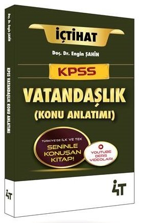 4T Yayınları KPSS Vatandaşlık İçtihat Konu Anlatımı - Engin Şahin 4T Yayınları