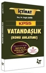 4T Yayınları KPSS Vatandaşlık İçtihat Konu Anlatımı - Engin Şahin 4T Yayınları