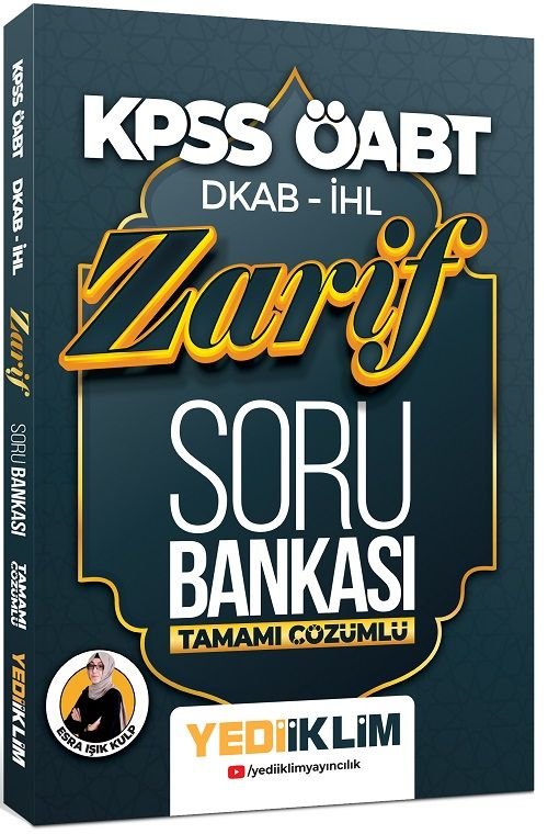 Yediiklim 2023 ÖABT Din Kültürü Öğretmenliği Zarif Soru Bankası - Esra Işık Kulp Yediiklim Yayınları