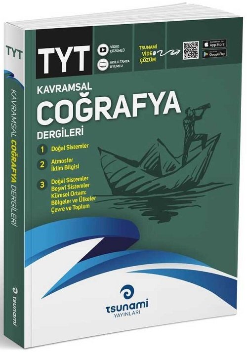 Tsunami YKS TYT Coğrafya Kavramsal Dergileri (3 Fasikül) Tsunami Yayınları