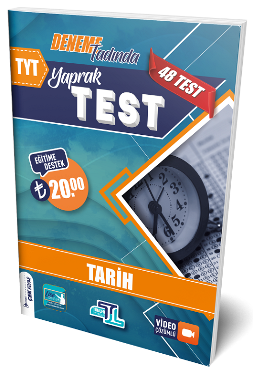 Tümler YKS TYT Tarih Yaprak Test Video Çözümlü Tümler Yayınları