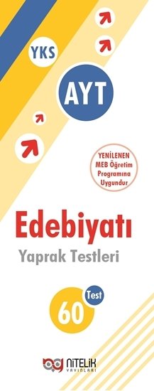 Nitelik YKS AYT Edebiyat Yaprak Test Nitelik Yayınları