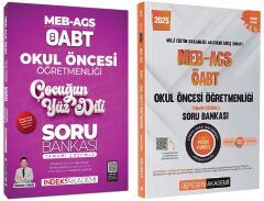 Pegem + İndeks 2025 ÖABT MEB-AGS Okul Öncesi Çocuğun Yüz Dili Soru Bankası 2 li Set - Muhammet Güngör Pegem + İndeks Akademi Yayınları