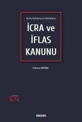 Seçkin İcra ve İflas Kanunu - Yıldırım Bayrak Seçkin Yayınları