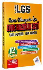 Kurul 8. Sınıf LGS Evde Hazırlık Seti Konu Anlatımlı Soru Bankası Kurul Yayıncılık