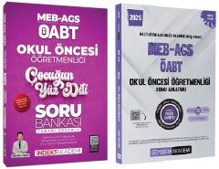 Pegem + İndeks 2025 ÖABT MEB-AGS Okul Öncesi Konu + Çocuğun Yüz Dili Soru Bankası 2 li Set - Muhammet Güngör Pegem + İndeks Akademi Yayınları