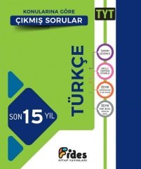 Fides YKS TYT Türkçe Son 15 Yıl Konularına Göre Çıkmış Sorular Soru Bankası Fides Yayınları