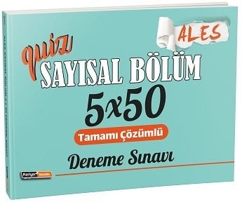 Kariyer Meslek ALES Sayısal Bölüm Quiz 5x50 Deneme Sınavı Kariyer Meslek Yayınları