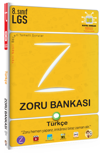 Tonguç 8. Sınıf LGS Türkçe Zoru Soru Bankası Tonguç Akademi