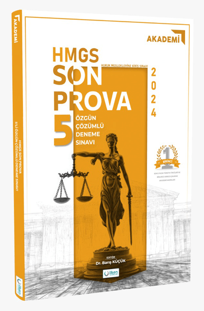 İlken 2024 HMGS Akademi Son Prova 5 Deneme Çözümlü İlken Yayıncılık
