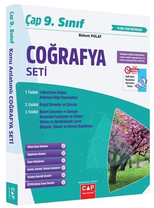 Çap Yayınları 9. Sınıf Coğrafya Seti Çap Yayınları