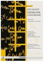 Altın Nokta Diyafont Denklem Çözümleri, Matematik Olimpiyatlarına Hazırlık - Fatih Kürşat Cansu ​Altın Nokta Yayınları