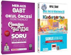 Yargı + İndeks 2025 ÖABT MEB-AGS Okul Öncesi Kindergarten + Çocuğun Yüz Dili Soru Bankası 2 li Set - Muhammet Güngör Yargı + İndeks Akademi Yayınları