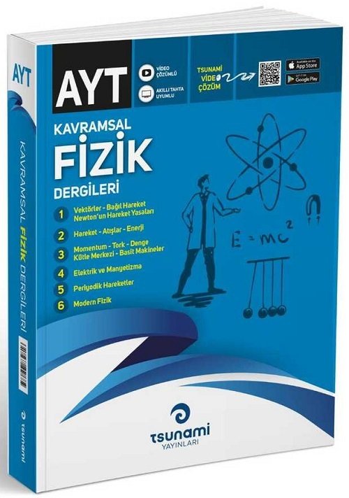 Tsunami YKS AYT Fizik Kavramsal Dergileri (6 Fasikül) Tsunami Yayınları