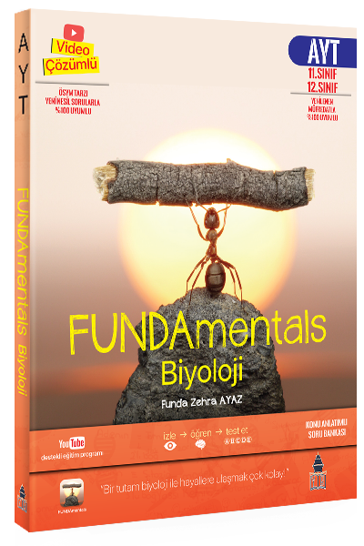 Fundamentals YKS AYT Biyoloji Konu Anlatımlı Soru Bankası Fundamentals