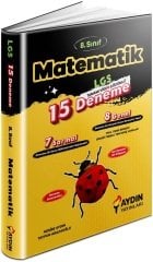 Aydın 8. Sınıf LGS Matematik 15 Deneme Video Çözümlü Aydın Yayınları