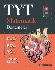 Tudem YKS TYT Matematik 12 Deneme Video Çözümlü Tudem Yayınları