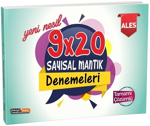 Kariyer Meslek ALES Sayısal Mantık 9x20 Deneme Kariyer Meslek Yayınları